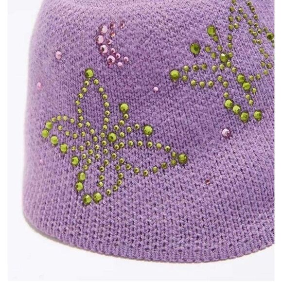 New Urban Outfitters Gabbi Rhinestone Bucket Hat - Picture 3 of 3